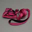 SlowTon No Pull Small Dog Harness and Leash Set, Puppy Soft Vest Harness Neck & Chest Adjustable, Reflective Lightweight Harness & Anti-Twist Pet Lead Combo for Small Medium Dogs (Fuchsia, S) (A-Fuchsia - With Front Clip)