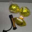 Gold Ball Autograph Football Baseball and Volleyball with Air Pump for Trophies, Awards, Championship Party