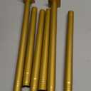 Tension Shower Curtain Rod 31-92 Inches Non-Slip Shower Rod Tension Mounted No Drill Gold Shower Curtain Rods Spring Tension Rod for Windows Bathroom