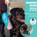 LumoLeaf Insulated Dog Water Bottle 27 oz Stainless Steel - Keep Water Cool or Warm, Portable Pet Water Bowl for Travel, Wide Mouth for Easy Ice Filling & Cleaning
