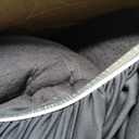 Niagara Bamboo Mattress Topper Kingsize Bed - 2.5 cm Thick Breathable Pillow Top Mattress Pad for Back Pain Relief - Pocket Topper Fits 20-50 cm Mattress (Dark Grey, 150x200 cm)