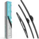 Replacement for GMC Yukon 2008-2014, Original Equipment Windshield Front and Rear Wiper Blade Set - (Pack of 3)