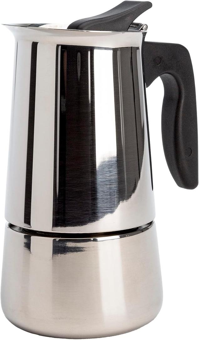 Primula 6 Cup Stovetop Espresso Coffee Maker, Stainless Steel (PES-4606)