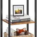 3 Tier End Table, Tall Nightstand for Small Spaces, Tall Side Table with Storage Shelves, Telephone Table, Small Entry Table for Living Room, Bedroom, Sofa Couch, Hallway, Office, Rustic Brown, 11.0"D x 14.9"W x 30.0"H