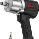 Air Impact Wrench 1/2" - 1/2 Inch Impact Gun 1/2 Drive, 1500Ft-lbs, 8000RPM High Torque Impact Wrench, Weight 4.74 lb, 1/2 Air Impact Gun for Auto Repair, Tire Shop