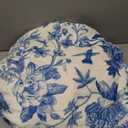 Horaldaily Spring Summer Flannel Blanket Throw, Blue Hand-Drawn Flowers Soft Fuzzy Plush Cozy Fleece Blankets for Couch Sofa Bed Lounging, Ideal Gifts for Kids Adults Self, 60x80