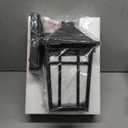 Darkaway Outdoor Sconce Lights Wall Light Fixtures, Front Porch Light Outdoor Wall Anti-Rust Waterproof Aluminum with Glass Exterior Light Fixture for Patio, Yard, Doorway, Garage(1 Pack, Black)