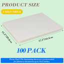 HORLIMER 100 Pack 11x17 Laminating Sheets, Clear Thermal Laminating Pouches 11.5 x 17.5 for Laminator, 3 Mil