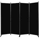 Room Divider 6FT Portable Room Dividers and Folding Privacy Screens, 88'' W Fabric Divider for Room Separation, 4 Panel Partition Room Dividers Screen