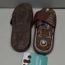 BYRIVER Portable Compact Travel Foot Massager, Acupuncture Ball Massage Flip Flops Slippers Tools, Destress Relaxation Gift for Men Women Dad Mom(S)