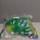 Heliltd 5pcs Mardi Gras Outfits for Women, Tutus Skirt, Feather Headband, Feather Fan, Glitter Mask, Mardi gras Socks for Women and Girls for Mardi Gras Party Multicolor