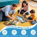 2 Pack 300 Pieces Puzzle for Adults,Autumn Puzzle Farm Jigsaw Puzzles 300 Pieces for Adults Kids Seniors Countryside Jigsaw Puzzle Premium Cardboard Puzzles for Tabletop Family Activity Gift