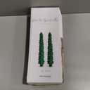 RAZ Imports Green Tree Taper Candle, Set of 2, 10.5-inch Height, Christmas Decor