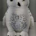 5 Pcs Owl Plush Toys Gift Set 15.7 Large Mommy Snowy Owl Stuffed Animal with 4 Cute Babies in Zippered Belly Nurturing Plushie Toy Set for Kid Adults Birthday Birthday Party Favors Gifts
