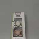 BIBS Supreme Baby Pacifier 2-Pack | Made in Denmark | BPA Free Dummy Soother, Symmetrical Nipple. Natural Rubber Latex, Size 1 (0-6 Months), Ivory / Blush