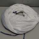 Sheldamy Cat Tunnel, S-2-Way Cat Tunnels for Indoor Cats, Collapsible Cat Play Tunnel, Interactive Toy Maze Cat House with 1 Play Ball for Cats, Puppy, Kitty, Kitten, Rabbit (White & Gray)