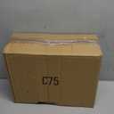 ELLDOO 5 Slots Clear Glass Storage Box, Gold Jewelry Makeup Display Organizer Case, Decorative Tower Box Storage for Trinket Perfume Lipstick Figure Statue Toy Display