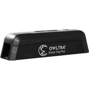 OWLTRA EMZ Plus Indoor Electric Mouse Trap, Instant Kill Rodent Zapper with Dual Entrances and Pet Safe Trigger, Black