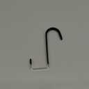 Black Wreath Hanger - Strong Bearing Fall Wreath Christmas Halloween Decorations Carbon Steel Wreath Door Hook 5" Height Wreath Hangers, Home Dcor Accents