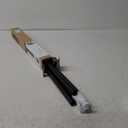 Umbra Cappa Modern 1" Curtain Rod, Includes 2 Matching Finials, Brackets & Hardware, Black (36 to 66)