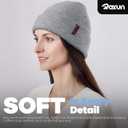 ROXUN Beanie for Men/Women Winter Hat Knit Cuffed Soft Warm Unisex Skull Stocking Cap (Green)