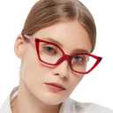 MARE AZZURO Blue Light Blocking Glasses for Women, Oversied Nerd Gaming Glasses for Computer