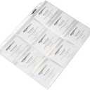 Amazon Basics 9-Sleeve Trading Card Protectors Binder Sheet for Storage and Protection, Top Loading, Transparent, 100-Pack