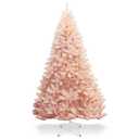 7 ft. Artificial Christmas Tree Hinged Full Fir Tree with Metal Stand Holiday Season