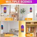 3 x Hat Organizer for Baseball Caps, 2 Pack Hat Rack for Wall, Wall Mounted Adhesive Cap Rack, Hat Holder Hanger Hold Up to 20 Cap, Baseball Hat Storage Organizer for Door, Closet, Bedroom (White)