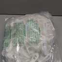 100 Pack White Plastic Hanger Clips for Baby Clothes Hanger Clips- 2.75 Inch Multi-Purpose Hangers Clip for Pants