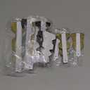 BEISHIDA Black Gold White Hanging Honeycomb Round Paper Fan Decoration Set for Christmas Halloween New Years Baby Shower Birthday Wedding Bachelorette Photo Backdrop Anniversary Party Supplies, 11pack