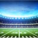 Football Backdrop 10x8ft Fabric Football Backdrops for Game Day Party Decoration Sports Match Events Background