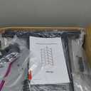 Furnulem Tall Dresser with 6 Drawers,Vertical End Table and Nightstand for Bedroom,Industrial Dorm Bedside Furniture with Fabric Storage Drawer Organizer in Living Room,Closet,Entryway(Rustic Brown)