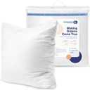 Continental Bedding | Down Alternative Throw Pillow Insert | 100% Cotton 250TC Shell | Medium Loft Decorative Cushion | 16x16 | 1 Pack (White)