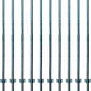 ARIFARO Sturdy Duty Metal Fence Posts 6 Feet,Pack of 10, 3-4-5-6-7 Feet No Digging Garden U Post for Wire Fencing Steel Poles for Yard, Outdoor, Green