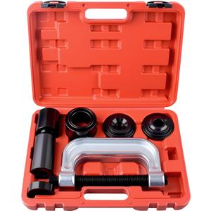 DAYUAN Ball Joint Press & U Joint Removal Tool Kit with 4x4 Adapters for Most 2WD and 4WD Cars and Light Trucks with Red Storage Case Red