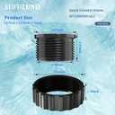 SP1500UNPAK2 1-1/2-Inch Socket Quick Connect Union Compatible with Hay-Ward Pool Pump Fittings Replacement for CL200 Chlorinator Parts to Pump to Filter Connector (2 Pack)