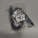 2 x Christmas Stocking Hooks,Non Slip Vinyl Coated Stocking Holder for Mantle Set of 4 Pack, Black Metal Stocking Hanger with Rubber Coated Stocking Hooks for Christmas Party Decorations