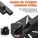Mount Vise and Grinder, Heavy Duty Carbon Steel Bench Mount for Vise, Bench Grinder & Metalworking Tools, Fits Table, Wall & Trailer Hitch for Portable WorkshopTable Mount