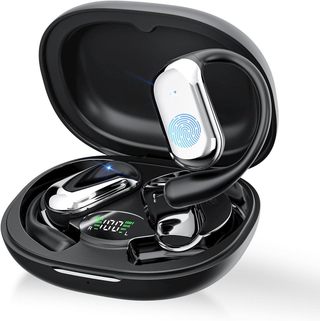 AI Language Translation Earbuds Real-Time, 144 Languages & Accents, Audifonos Traductores Ingls Espaol, Compatible with iOS & Android, Ideal for Travel, Business, Learning, Matte Black