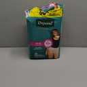 Depend Fresh Protection Adult Diapers, Incontinence & Postpartum Bladder Leak Underwear for Women, Disposable, Maximum, Medium, Blush, 30 Count,  M