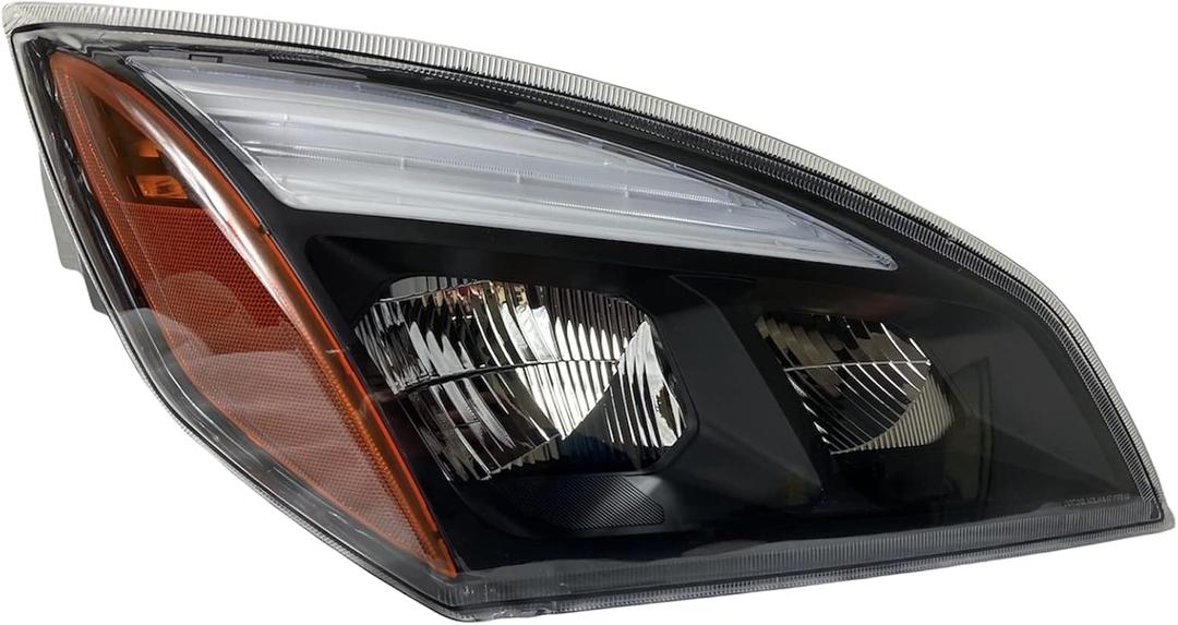Automann Freightliner Cascadia 2018-Current Black LED Headlight Right Passenger Side (564.46002RM)