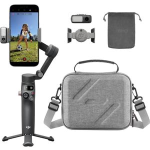DJI Osmo Mobile 8 Bundle, Gimbal Stabilizer for Phone, Native Tracking with Apple DockKit, 360° Pan Rotation, Built-in Extension Rod & Tripod, 10h Battery, Extension Rod, Foldable 3-Axis Stabilization