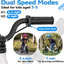 Hiboy Electric Balance Bike for Kids, 12-Inch Tires, 5.6/9 mph, Adjustable Seat, Up to 4.9 Miles, Electric Bike for Kids Ages 35