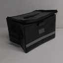 File Organizer, Fireproof File Box with Lids, Important Document Organizer Box with Lock, Portable File Folder Organizer with Handle (Black 1 Layer)