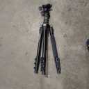 K&F Concept 64 inch/ 161cm Camera Tripod, Compact Aluminum Alloy Travel Tripods with 28mm Metal Ball Head 10KG/ 22lbs Load Capacity, Detachable Monopod, for SLR DSLR Digital Camera(B234A1+BH-28L)