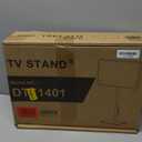 Rfiver Swivel Floor TV Stand with Power Outlet for 32-60 inch TVs, Height Adjustable Tall TV Stand with Wood Base, Hold Up to 88lbs, Saving Space Design for Bedroom, Living Room and Corner (Black)