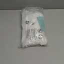 WIHOLL Womens Summer Tops Short Petal Sleeve Shirts Fashion V Neck Outfits Clothes (X-Large, 01 White)