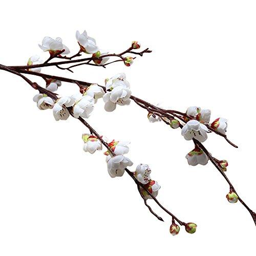 Artificial Cherry Blossom Branches Silk Cherry Blossom Tree Tall Stem Flowers for Wedding Home Table Centerpiece Vase Filler Arrangement Living Room Bedroom Garden Decoration