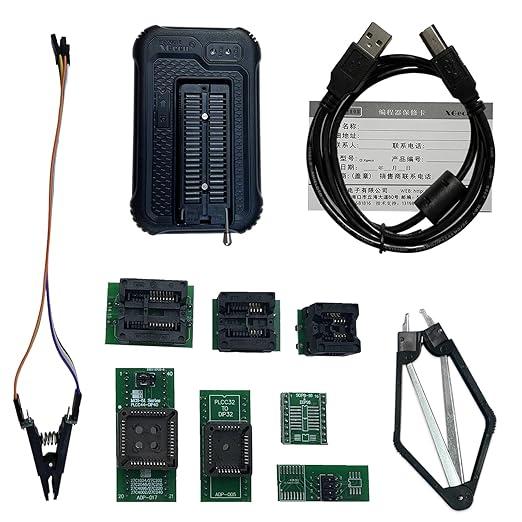 V12.63 Original XGecu T48 [TL866-3G] Programmer Support 34000+ ICS for EPROM/MCU/SPI/Nor/NAND Flash/EMMC/IC Tester/ TL866CS TL866II Plus Improvement +9 Parts